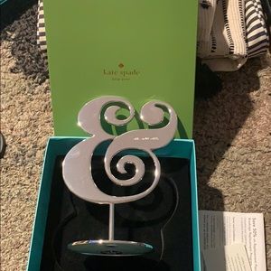 Kate Spade wedding cake topper